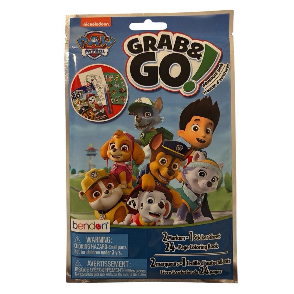 Nickelodeon Paw Patrol Activity Set with Red and Blue
